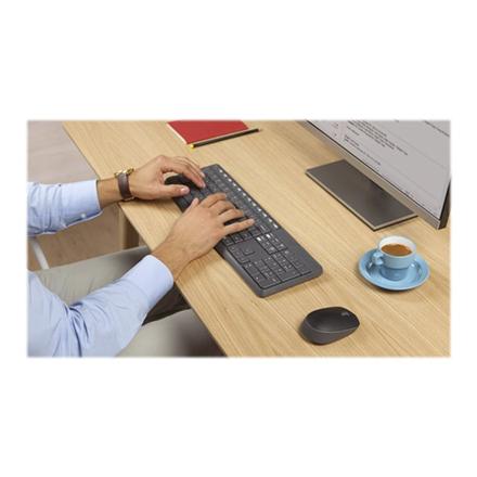 Logitech | MK235 | Keyboard and Mouse Set | Wireless | Mouse included | Batteries included | US | Black | 475 g