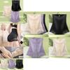 Postpartum Shapewear Underwear For Women Double Layer With High-waist Zip