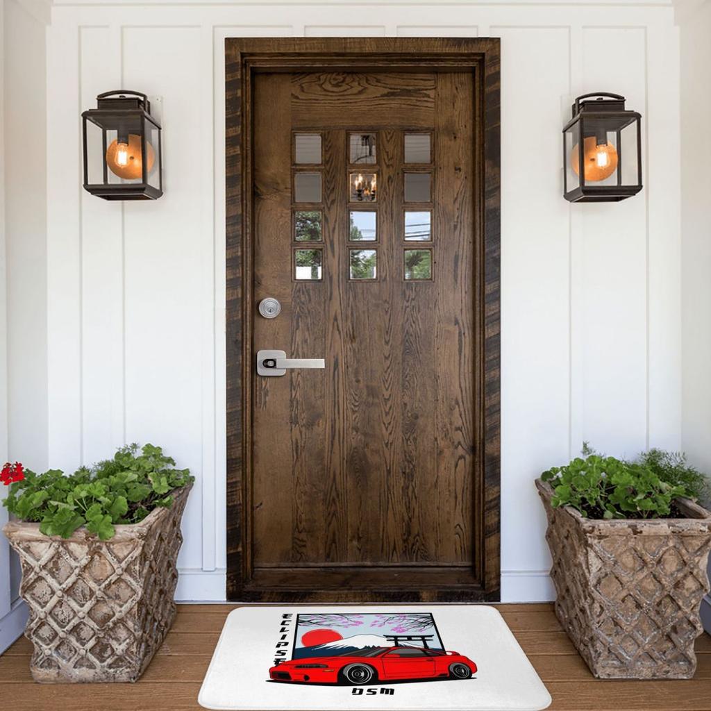 Eclipse 2G DSM Red Doormat Sand Scraping Carpet Rug Kitchen Entrance Home Floor Mat for Bathroom Footpad Mats