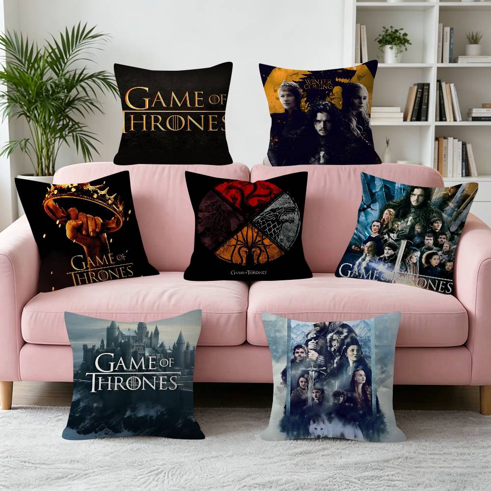 Cushion Cover Pillowcase Upholstery Sofa Throw Pillow Home Decor Pillowcas Movie GGame Of TThrones
