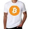 Bitcoin Logo Orange Cryptocurrency Trader Miner Unisexs Unisexs Tshirt Retro Graphic Print Tshirt