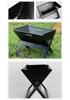 Portable Outdoor Folding Charcoal BBQ Grill and Oven