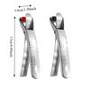 Silicone Head Hot Dish Clip Non Slip Anti-Scald Clip 304 Stainless Steel Plate Gripper  Steamer