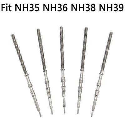 Watch Stem Stainless Steel Spare Parts Fit NH35 NH36 NH38 NH39 Crown Automatic Mechanical Movement Watch Parts Crown Stem
