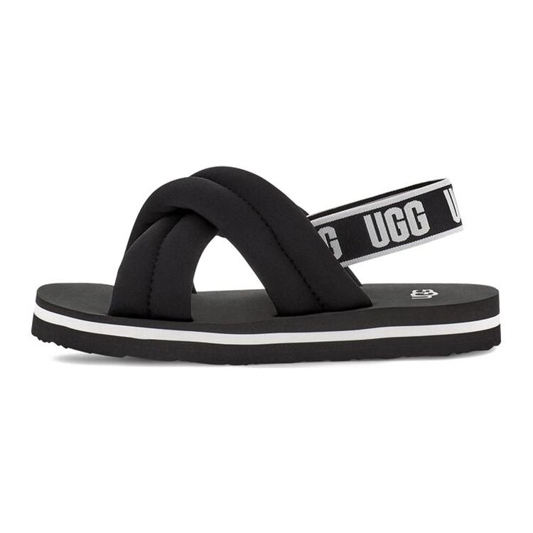 (PS) UGG Everlee Slide Black Kids 1124914K-BLK EU 35