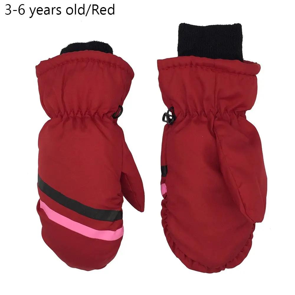 Mittens For Baby Kids Gloves Winter Warm Ski Gloves For Children Outdoor Riding Windproof Waterproof Toddlers Boys Girls 1-12 Y