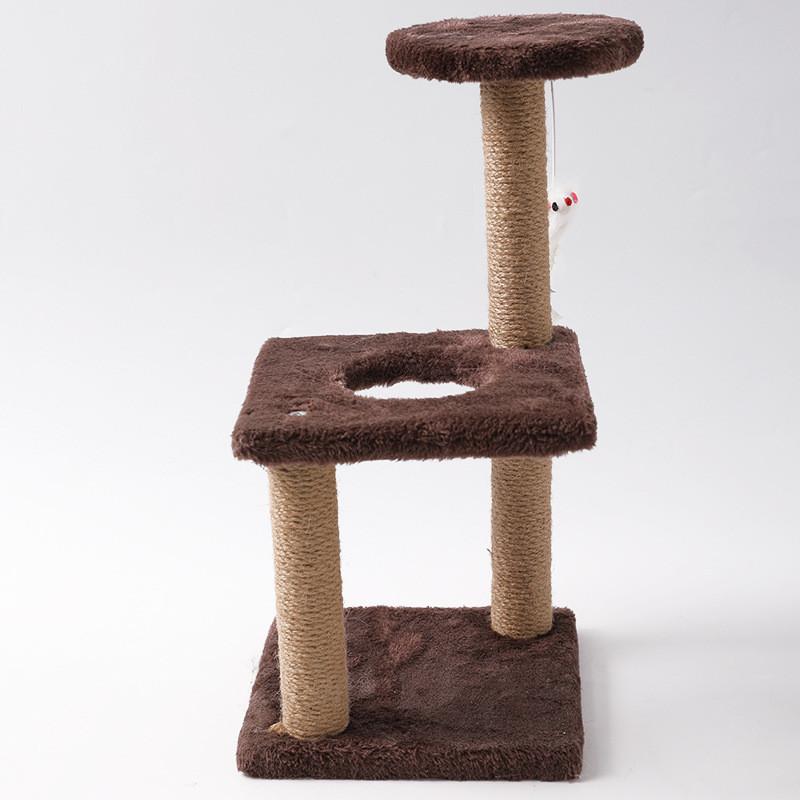 Pet Cat Scratcher Tower With Pvc Construction For Climbing And Exercise