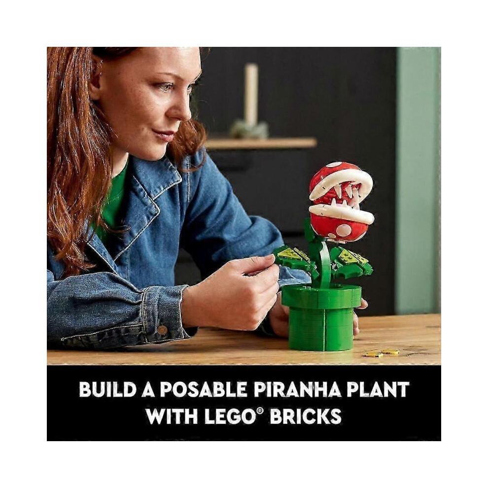 Super Mario Piranha Plant Collectible Figure - Build & Display for Adults & Teens - Perfect Gamer Gift