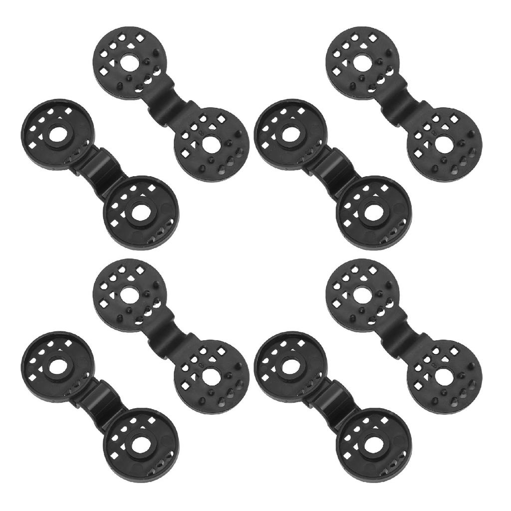 20 Pcs Shade Cloth Lock Grip PP Net Fence Fabric Fixing Clamp for Insect Garden Agricultural Nets