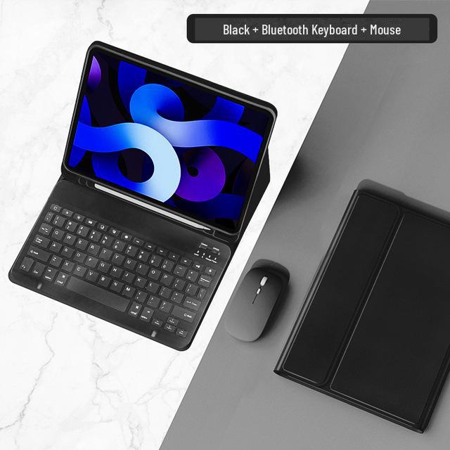 iPad 10.2/Pro 11 Keyboard Case, Air 4 Silicone & Leather Cases. Suitable for 9.7 inch Air and Air 4.
