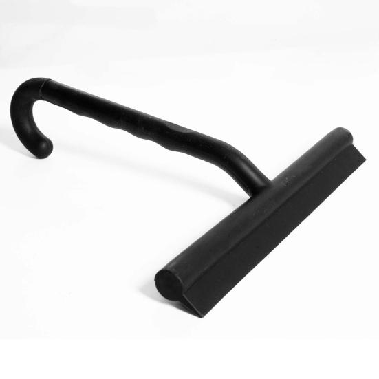 Duschabzieher Ergonomischer Runder Griff All-in-One Silikonwischer Eingehängter Haken Badezimmerfliesen Autoreinigungsgerät