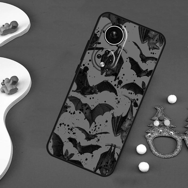 

Goth Vampire Bat Gothic Case For Honor Magic 7 5 6 Lite 50 70 90 200 Pro X9c X9b X9a X8a X7a X6a X8 X9 X8b Cover Honor 90