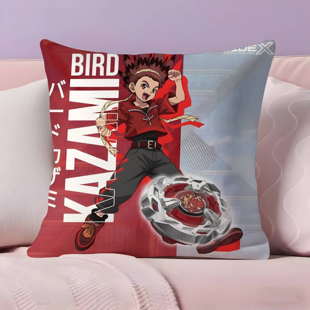 Anime B-Beyblade Burst Pillow Case Pillowcase Ultra Soft Skin Friendly Fabric Cloud Like Comfort & Concealed Zipper