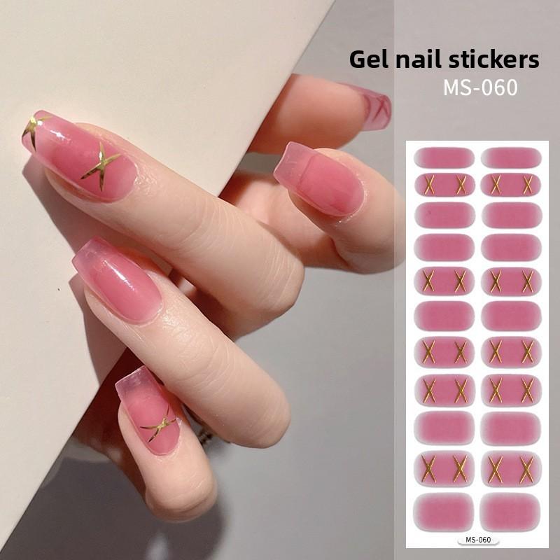 Nail Polish Stickers Without Baking, Nail Polish Glue, Nail Stickers for Manicure
