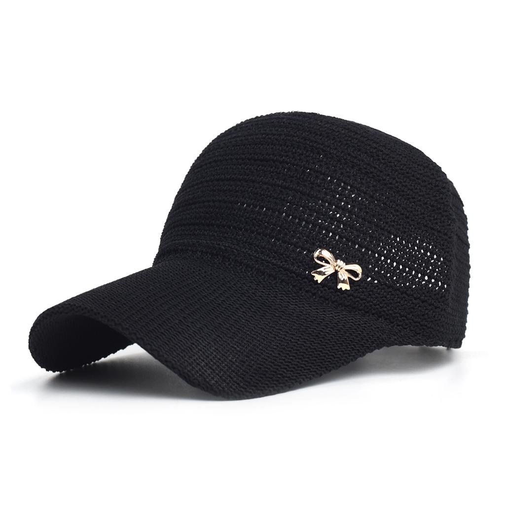 Unisex Hollow-out Design Mesh Baseball Cap Breathable Summer Sun Hat Baseball Cap
