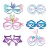 Mermaid Ocean Paper Glasses - Kids' Summer Party Photo Props & Decorative Masks