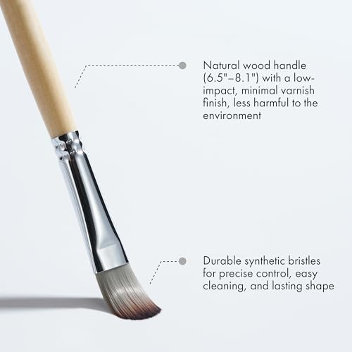 ARTIFY Paintbrush Set, Oil Painting, Watercolor, Acrylic, Gouache Brushes, Watercolor Brushes, Oil Painting Brushes, 24-Piece Set, Expert Series, with