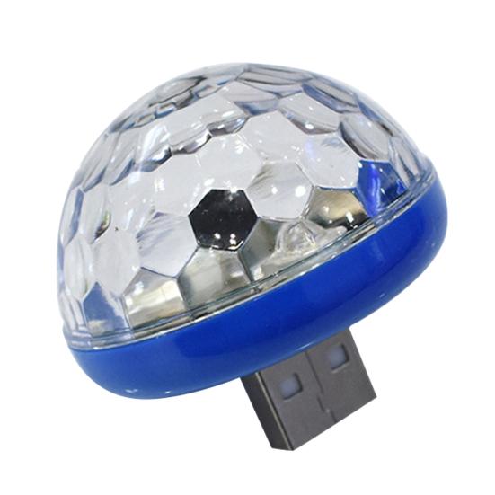 

Мини 3 цвета USB голосовое управление светодиодный сценический свет автомобиль домашний клуб вечеринка DJ лампа синий