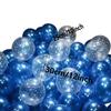 20 Pcs Pearl Blue Thick Transparent Starry Sky Latex Balloon Set for Birthdays Weddings Graduation Helium Ballons Decoration