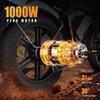 OOKTEK Vélo électrique 1000W 20"-48V 17,5AH-Fat bike tout terrain-50KM/h-150kg-Vtt électrique adulte Suspension intégrale-C200 Noir