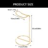 Rose Gold Headset Holder Desk Headsets Display Rack Provides Secure Storage Stand for Audiophiles and Gamers