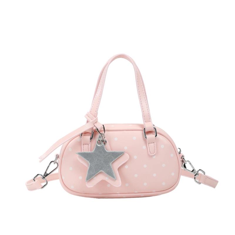 Elegant Polka Dot Shoulder Bag for Women – Stylish, Versatile, Handheld & Crossbody Design