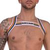 Barcode Pride Elastic Harness White - Barcode Berlin - Men's Harness