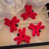 1pc/2pcs/4pcs  New Angry Hair Clip Novelty Duckbill Clip Crochet Yarn Headband Side Clip