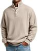 2024 Herren Retro Europa 4-Knopf Henley Shirt, 3D Digitaldruck, Langarm, Lockerer Schnitt Mode Sweatshirt