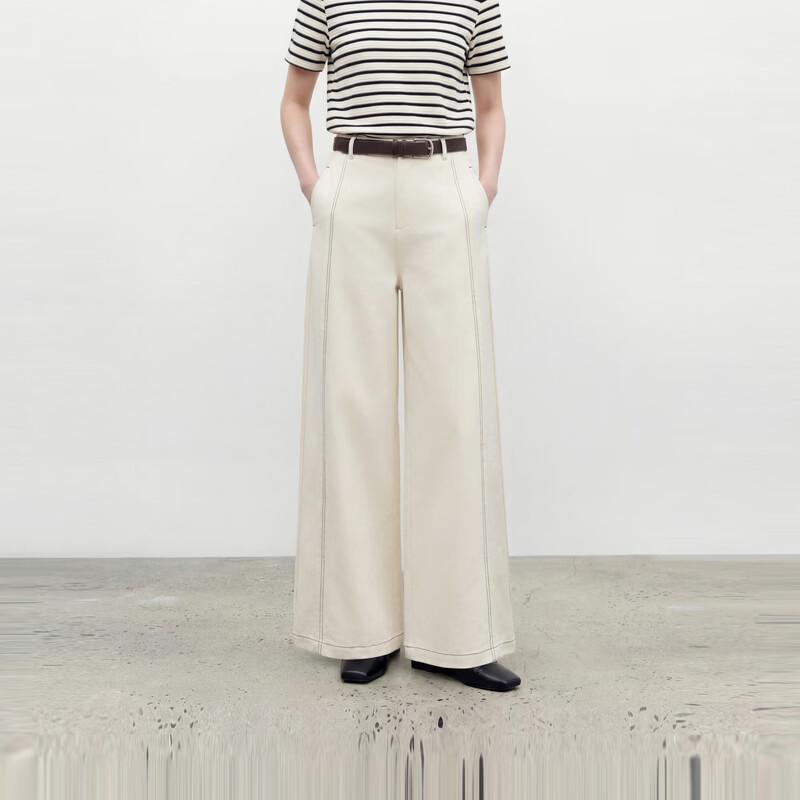 Women s Lyocell Blend Wide-Leg Casual Pants XL