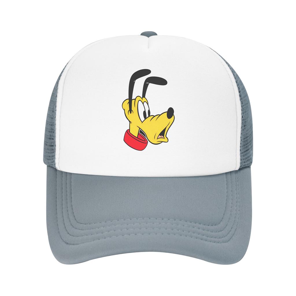 Letní chladicí Pluto disney pes Síťované baseballové čepice Pánské Dámské Nastavitelné Pěnové Trucker čepice Pro běžné nošení