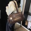 2025 New Retro Style Versatile Mailman Women's Bag Large Capacity Casual Shoulder Handheld Locomotive Bag