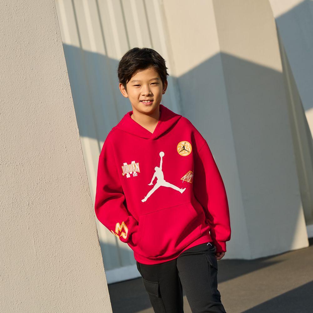 Jordan Sweatshirt Dynasty Patch Interlock Kids S