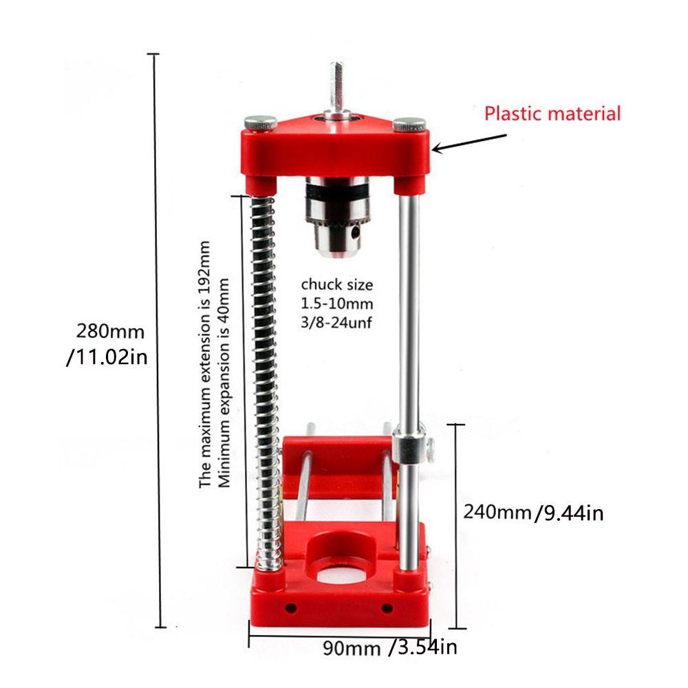 Drill Bit Drilling Jig Holder Punch Locator Labor-Saving Drill Guide Fixture  Woodworking