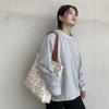 New Canvas Bag Female Single Shoulder Simple Large Capacity Bag Summer