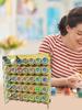35 Slots Paint Bottle Rack Wooden Paint Storage Rack Multi-Layer Wooden Organizer Stand Easy to Assemble for Miniature Paint Set