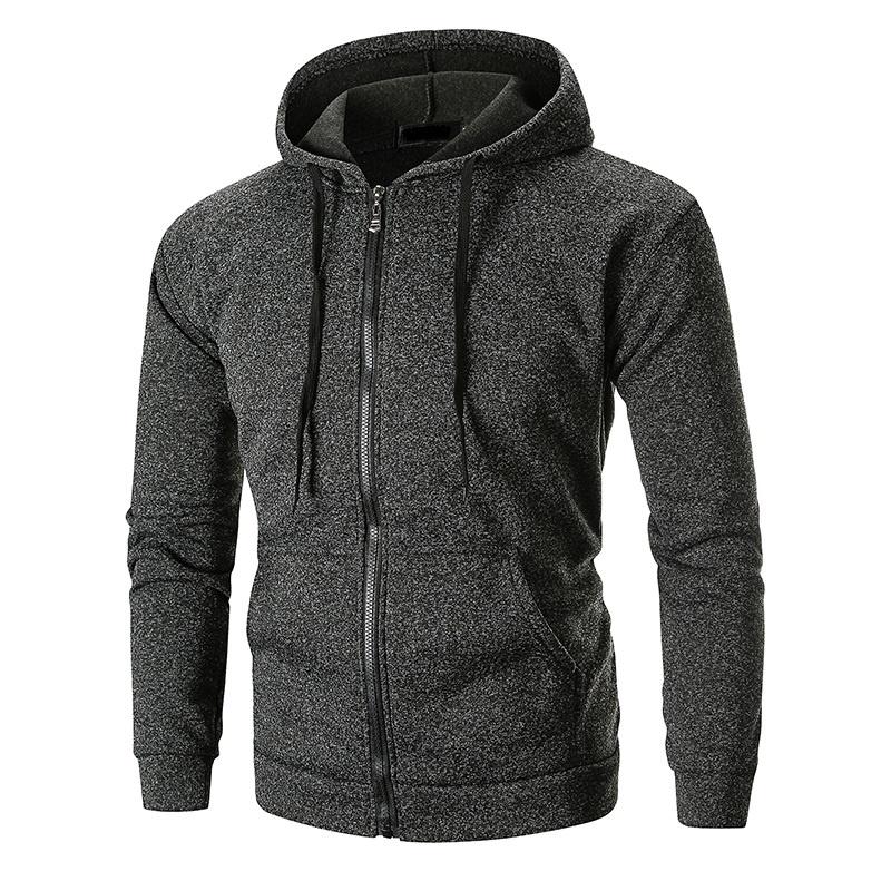 Premium Quality Men's Athletic Soft Sherpa Zip Up Hooded Hoodie Sweater Jacket Coat For All Seasons