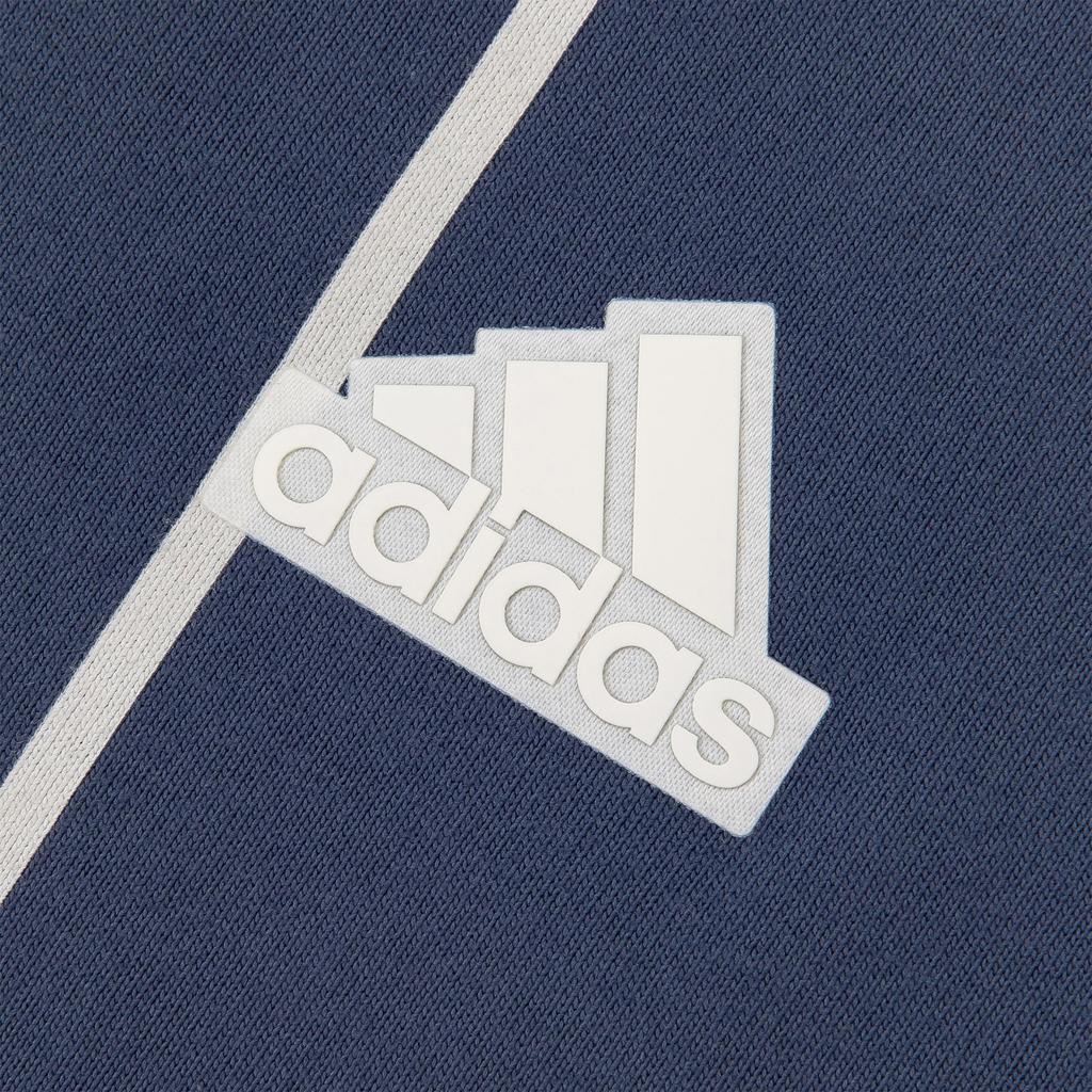 Adidas Striped Short Sleeve Polo Shirt Men Tops Ink-Blue Han-Jade-White JC5745