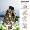 Fantasy Forest Adventure Flannel Blanket Super Soft Warm Cozy Blanket For Sofa Bed Office Travel Allseason Home Decor Gift