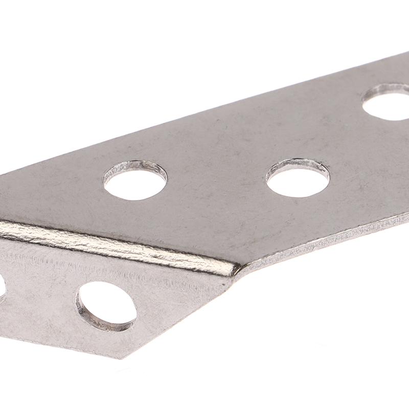 10Pcs Universal Furniture Corner Connector Stainless Steel Corner Brace Heavy Duty Angle Shelf Brackets For Wood
