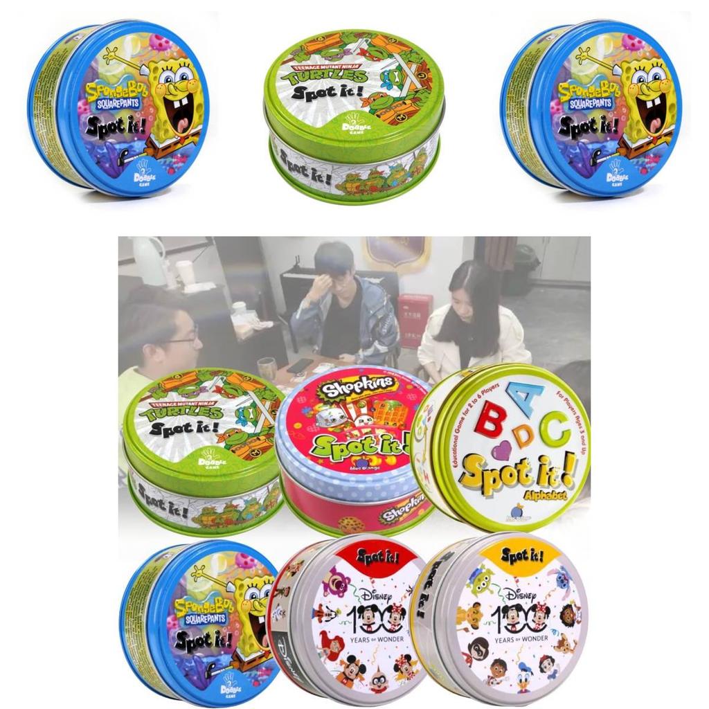 Creative Dobble Card Game For Kids And Adults Colorful Party Fun