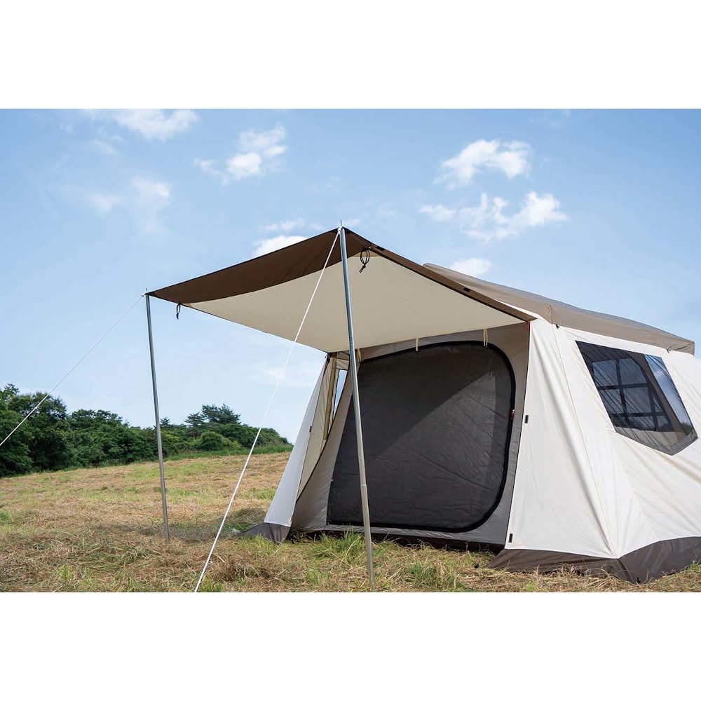 Ogawa Outdoor Camping Tent Owner Lodge Type 52R 5 Off White X Sand Beige X Brown 2253 T/C [For People]