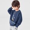 Duojia Boys' American Retro Print Sweatshirt