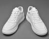 2024 Men's 10CM Height Increasing White Casual Skate Sports Shoes