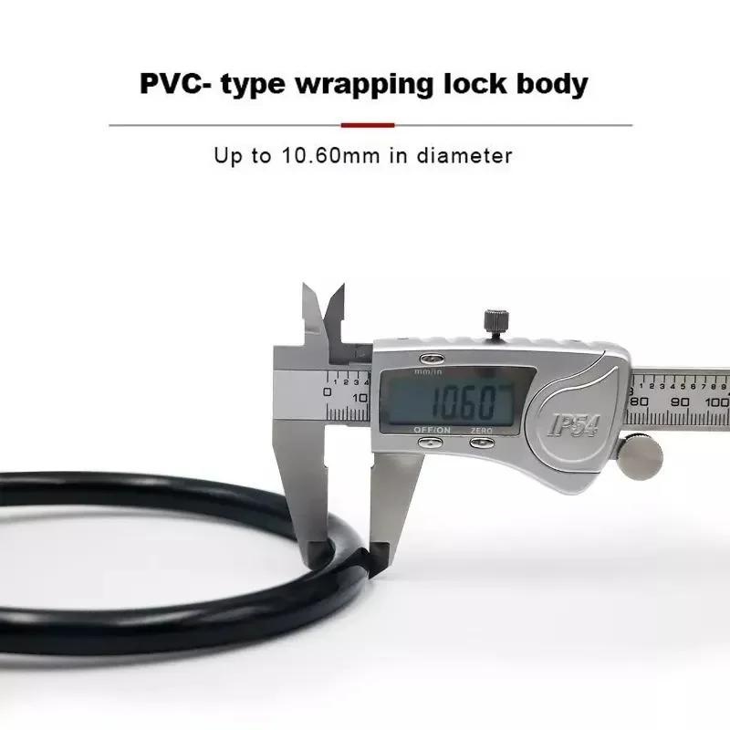 4 Digital Code Motorcycle Cable Lock Anti-theft Alloy Steel MTB Road Bike Cable Code Combination Password Lock Security Padlock