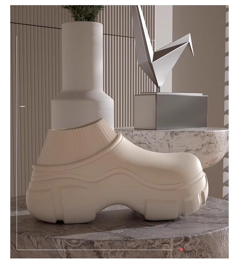 2025 Nowe Jesienno-Zimowe Bawełniane Buty na Sznurek z Aksamitną Podszewką - Wszechstronne i Modne