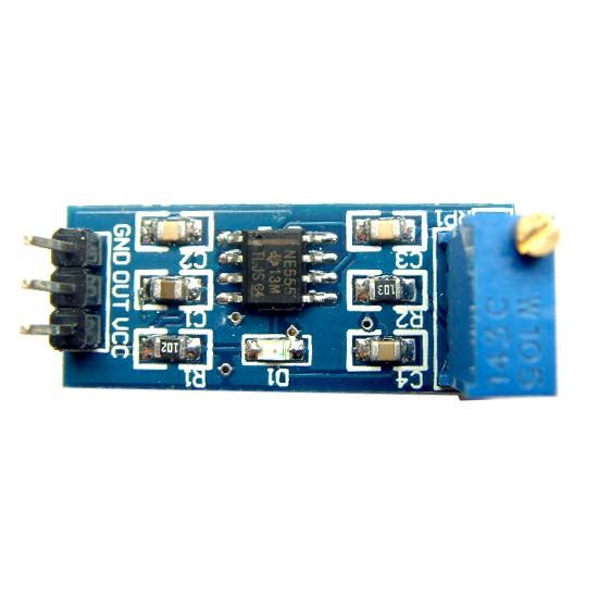 NE555 Pulse Generator Square Wave Rectangular Wave Small Signal Generator Module Adjustable Frequency