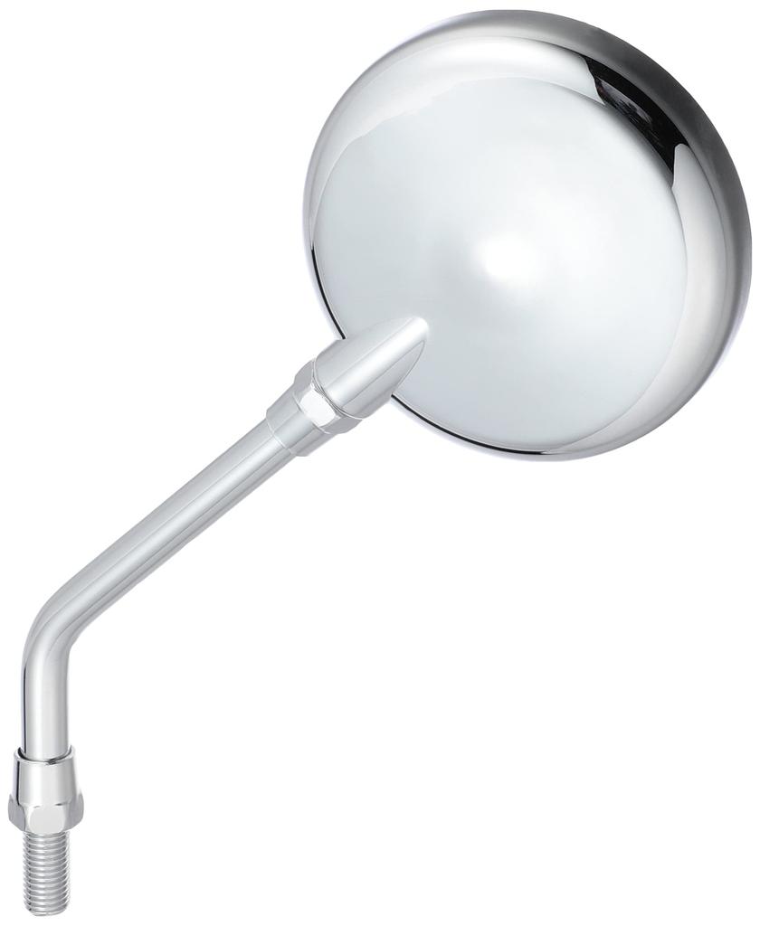 Kijima 203-8022 Motorcycle Mirror, Z2 Type Mini Mirror, Plating, For Both Left and Right