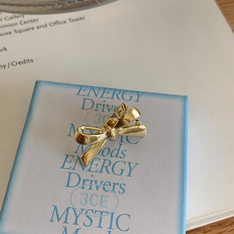 Bow Hairpin Sweet Cool Girl Broken Hair Bangs Side Duck Bill Clip Sweet Small Fresh Versatile Hair Accessories Woman