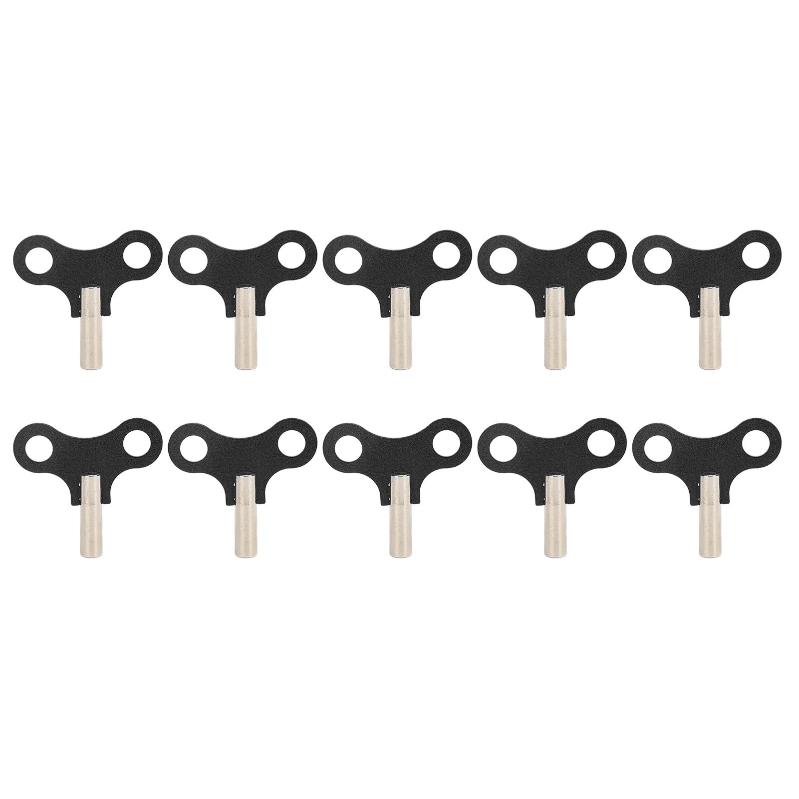 

10 шт., заводной ключ, стальные настенные часы, механические настольные часы, аксессуар для ремонта ключей